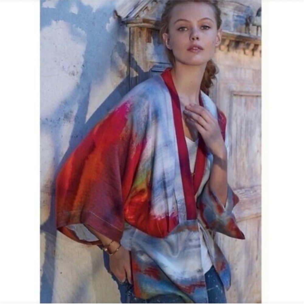 Anthropologie Blank London Sunfall Kimono Jacket